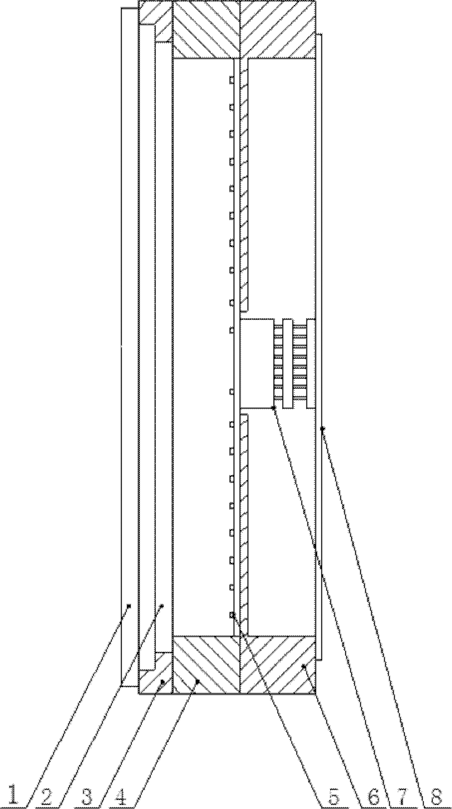 Screening device for screening non-uniformity of backlight source and testing method of screening device