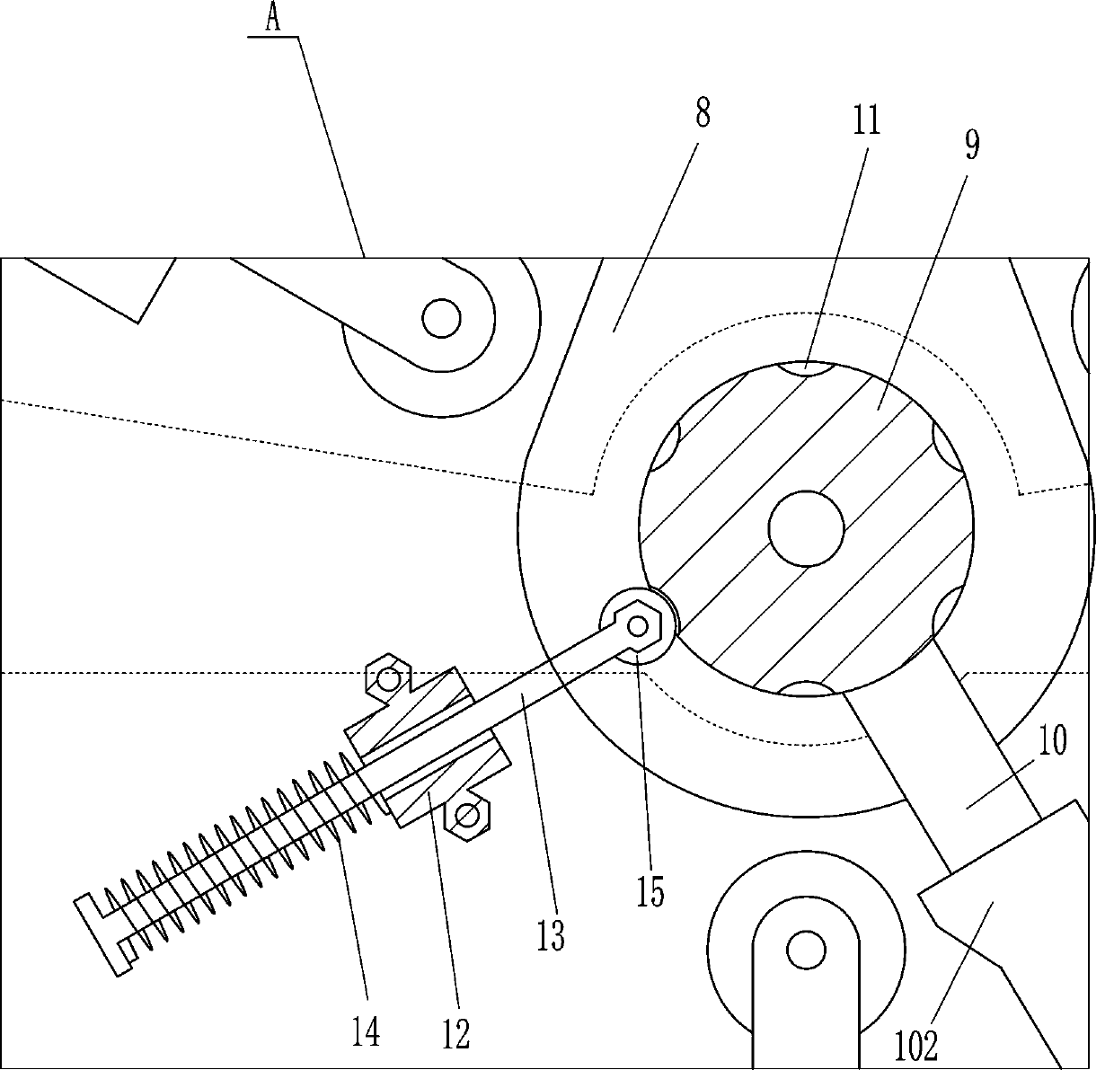 Bench frame welding auxiliary device