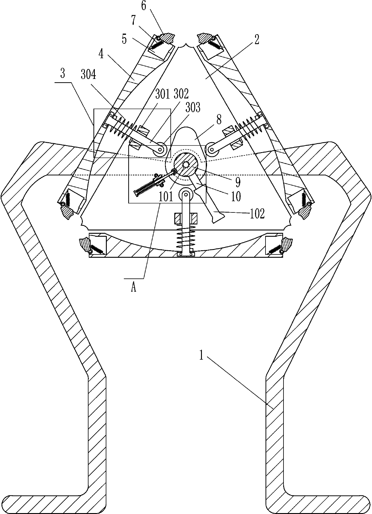 Bench frame welding auxiliary device