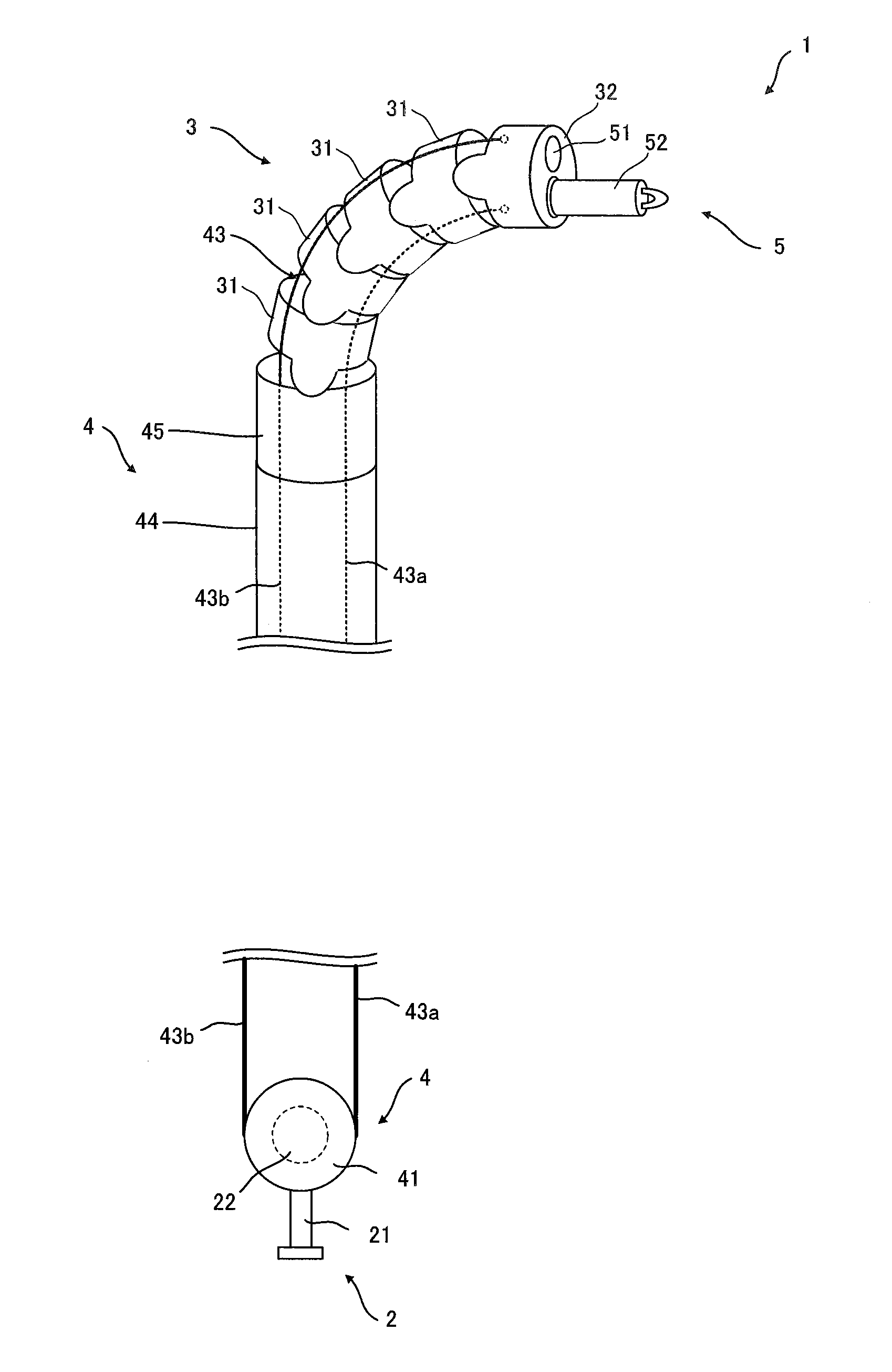 Manipulator and manipulator system