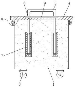 Moisture-proof storage box for paper packaging box processing