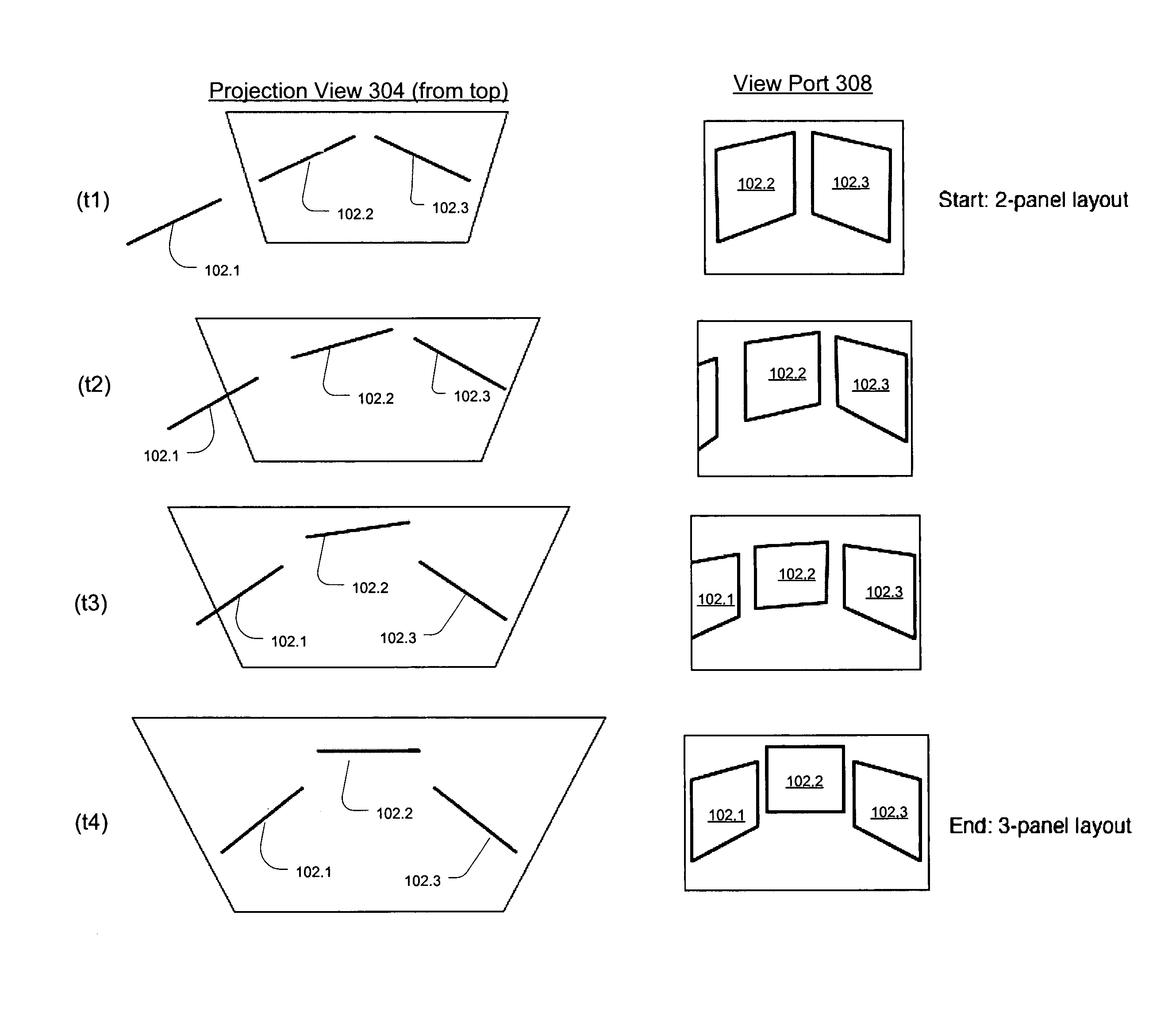 Multi-way video conferencing user interface