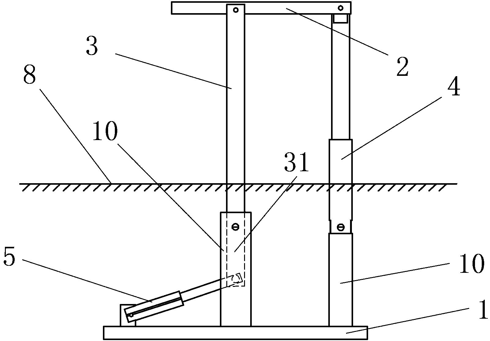 Double-layer three-dimensional parking garage