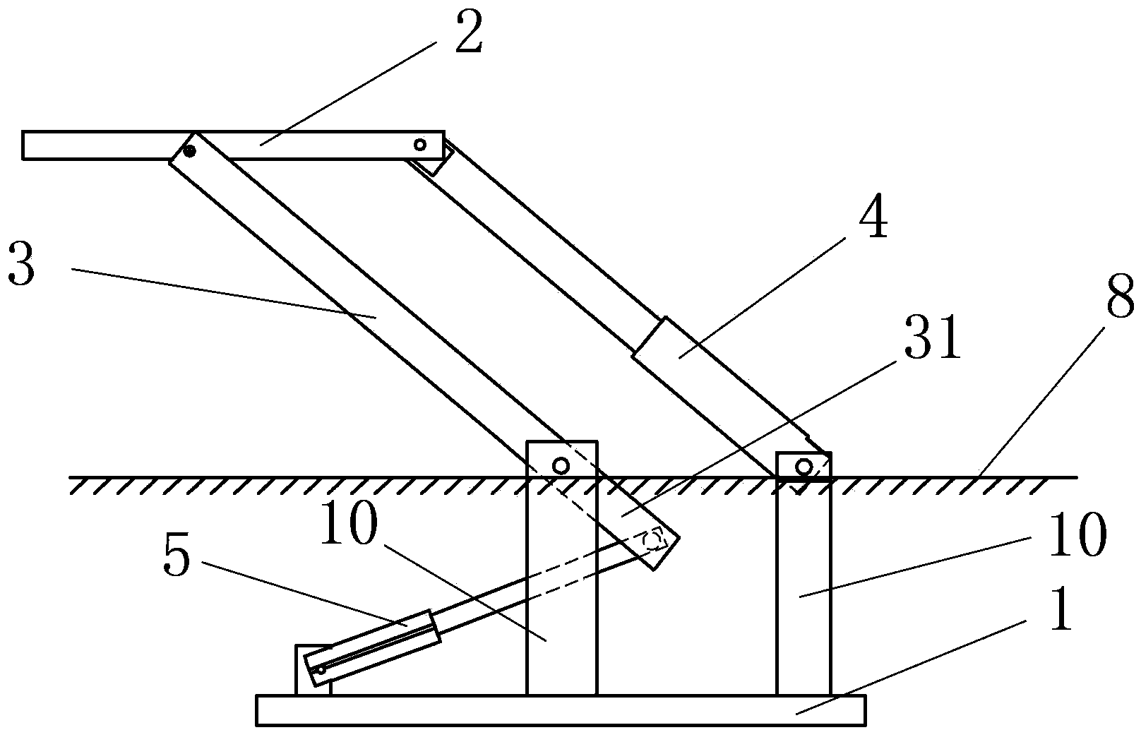 Double-layer three-dimensional parking garage