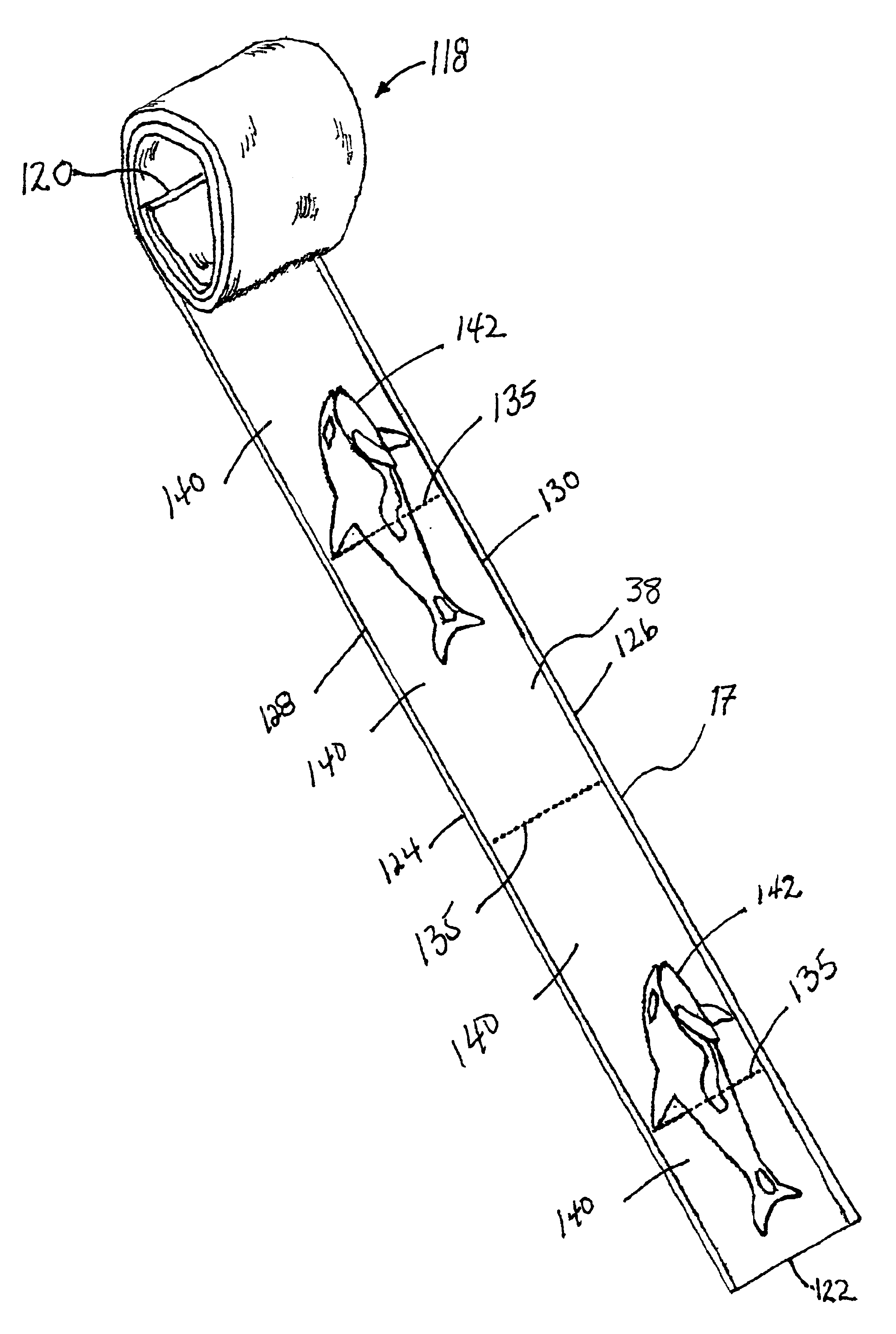 Segmented rolled food item