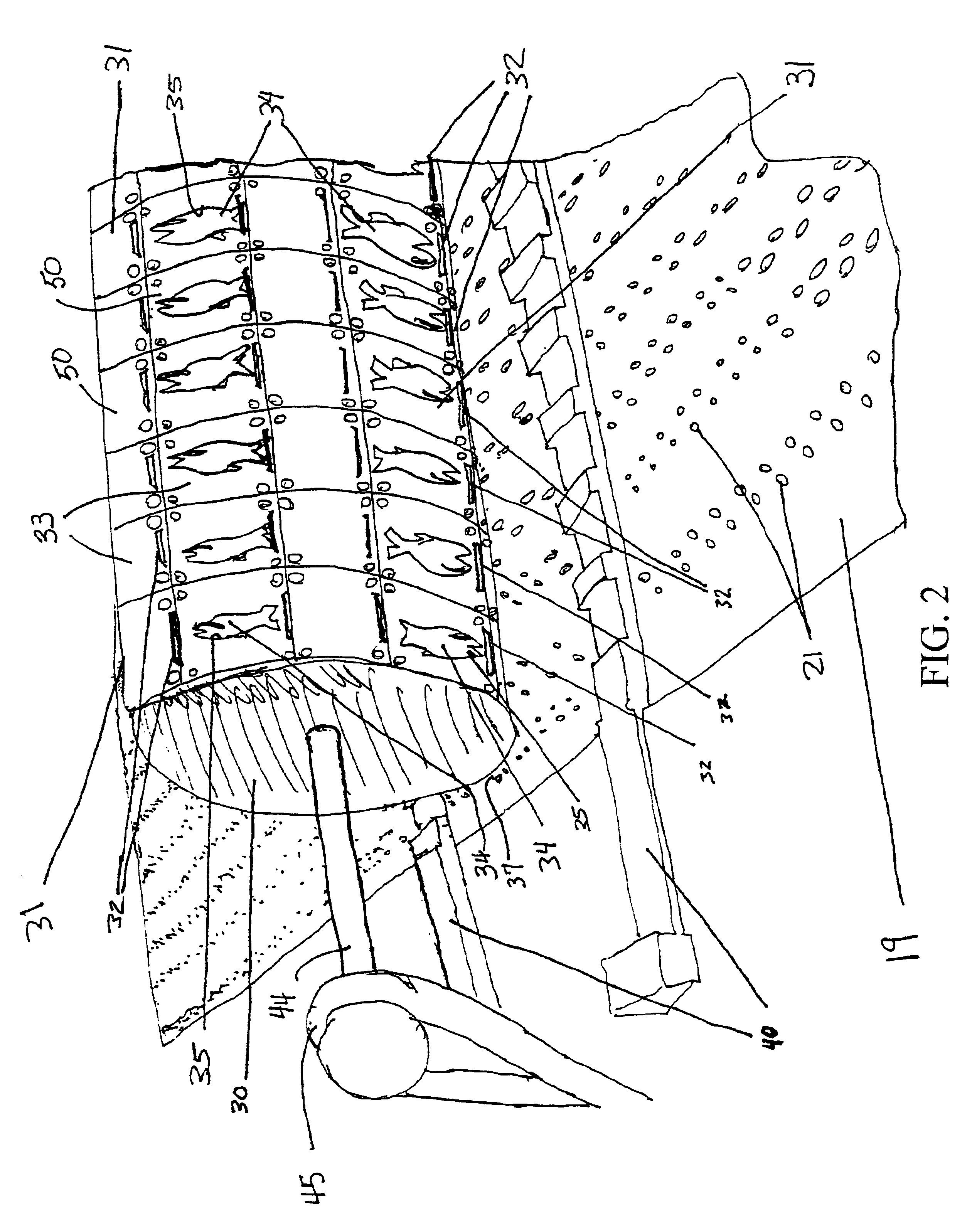 Segmented rolled food item