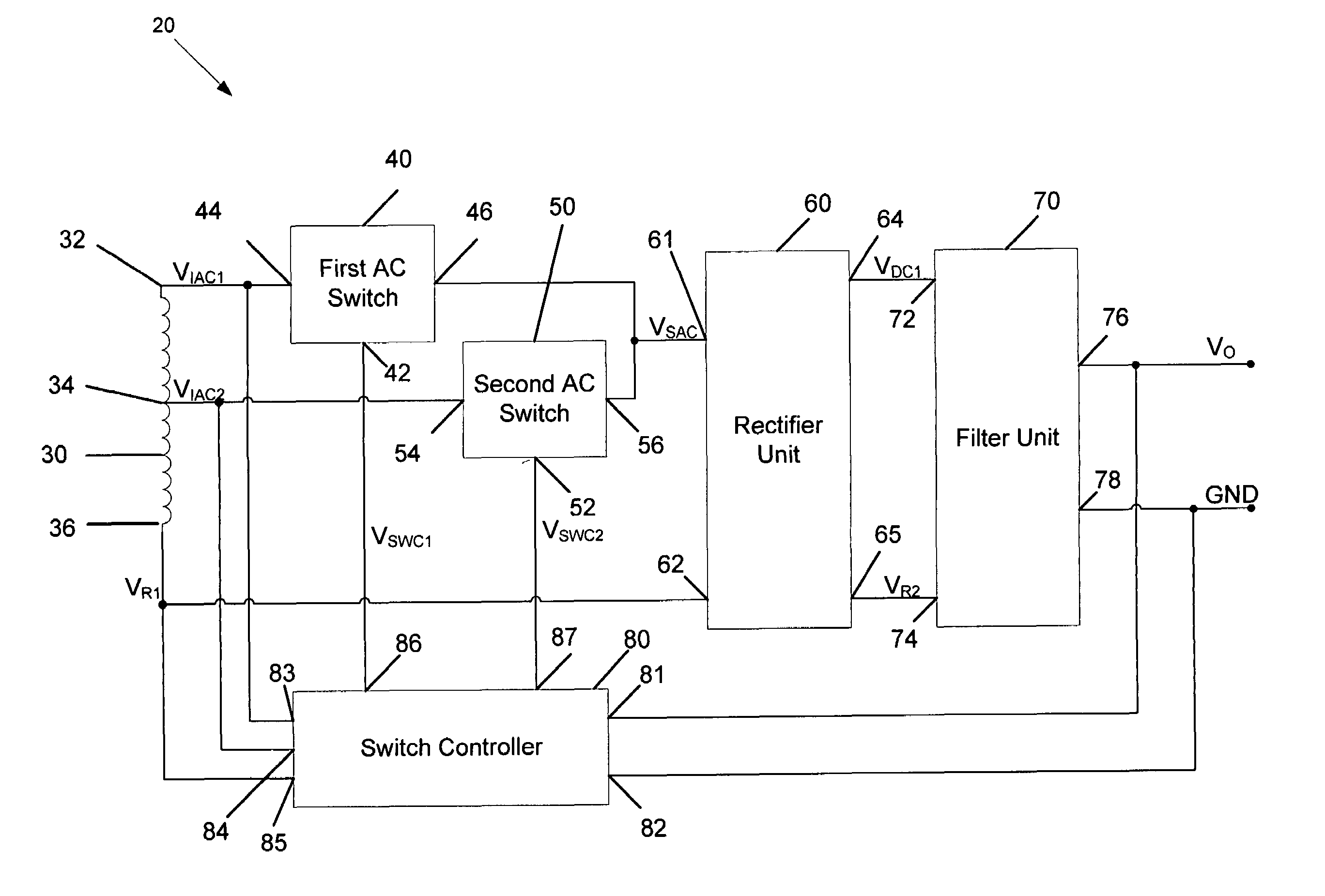 Generator transient regulator