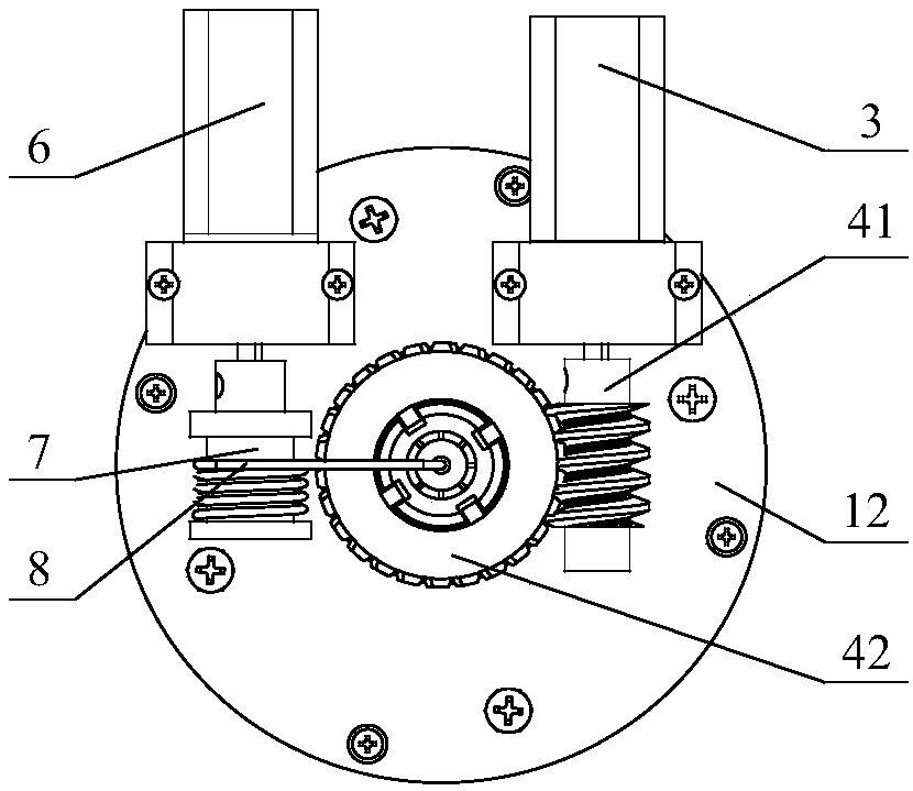 Controllable-force fast-grabbing rod cluster self-adaptive robot hand device