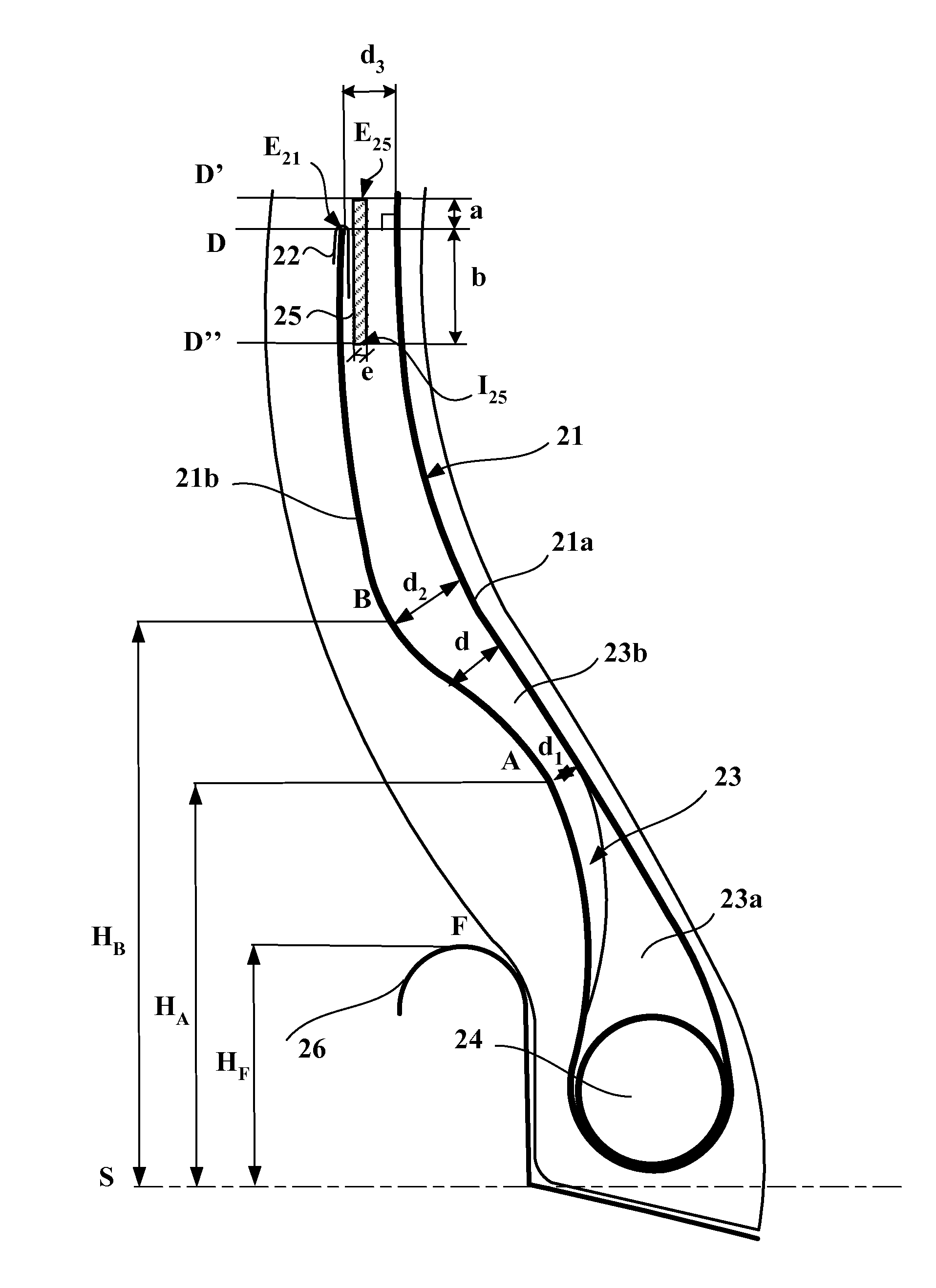 Bead of a tire for a heavy vehicle of construction plant type