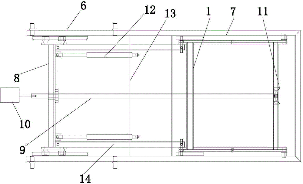 Delivery table transmission method and electric delivery table