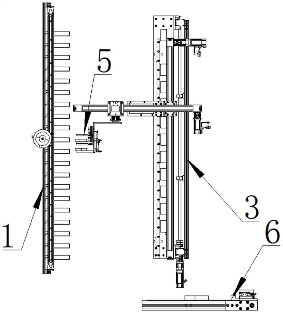 Sole storing, taking and placing system of automatic shoemaking production line