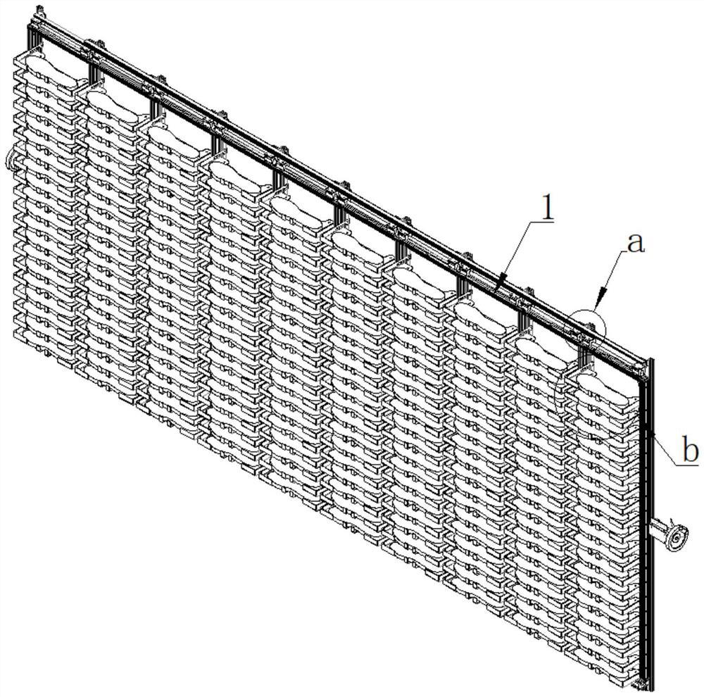 Sole storing, taking and placing system of automatic shoemaking production line