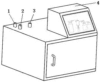 On-site fast efficient full-automatic detection system of liquid ammonia residues