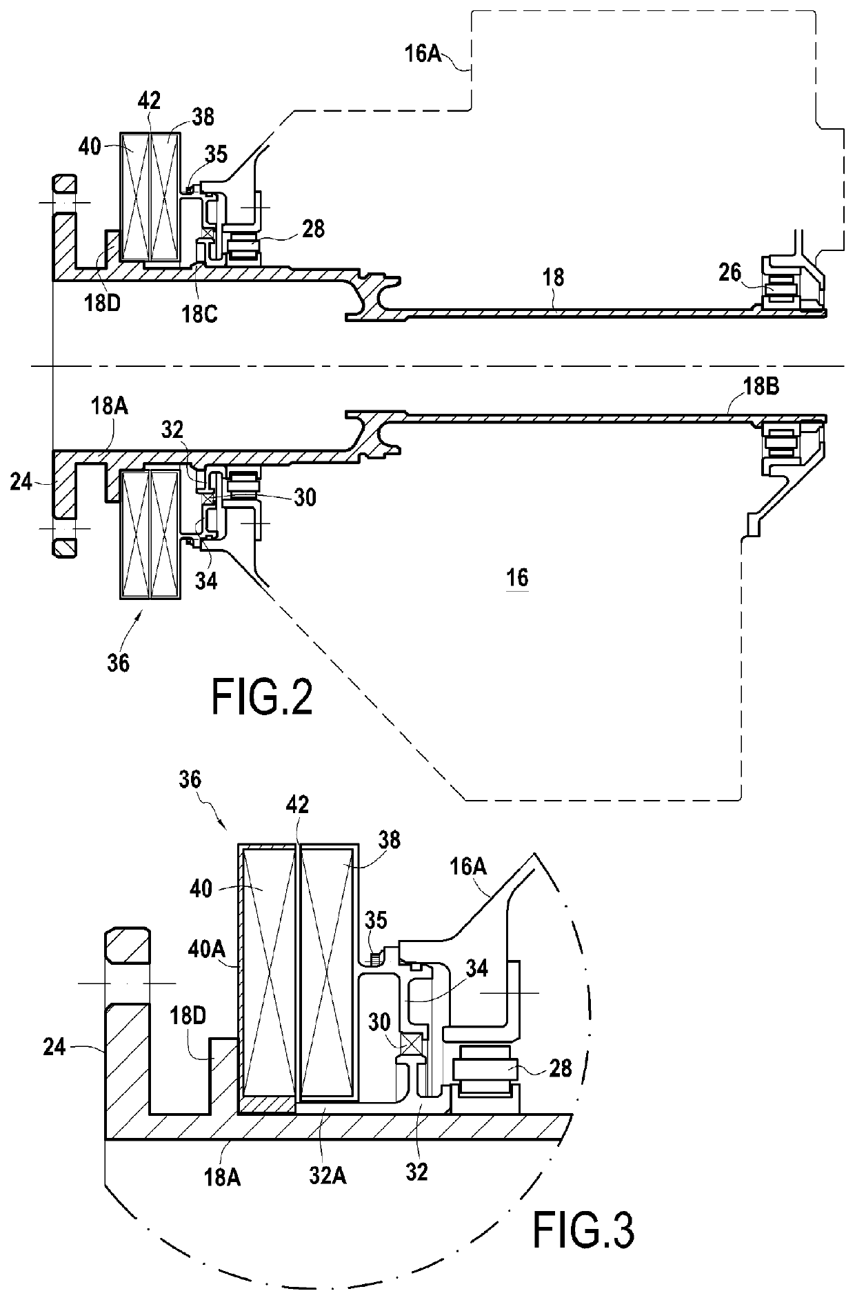 Aircraft propulsion assembly provided with a rotary transformer for supplying the blades with electrical energy