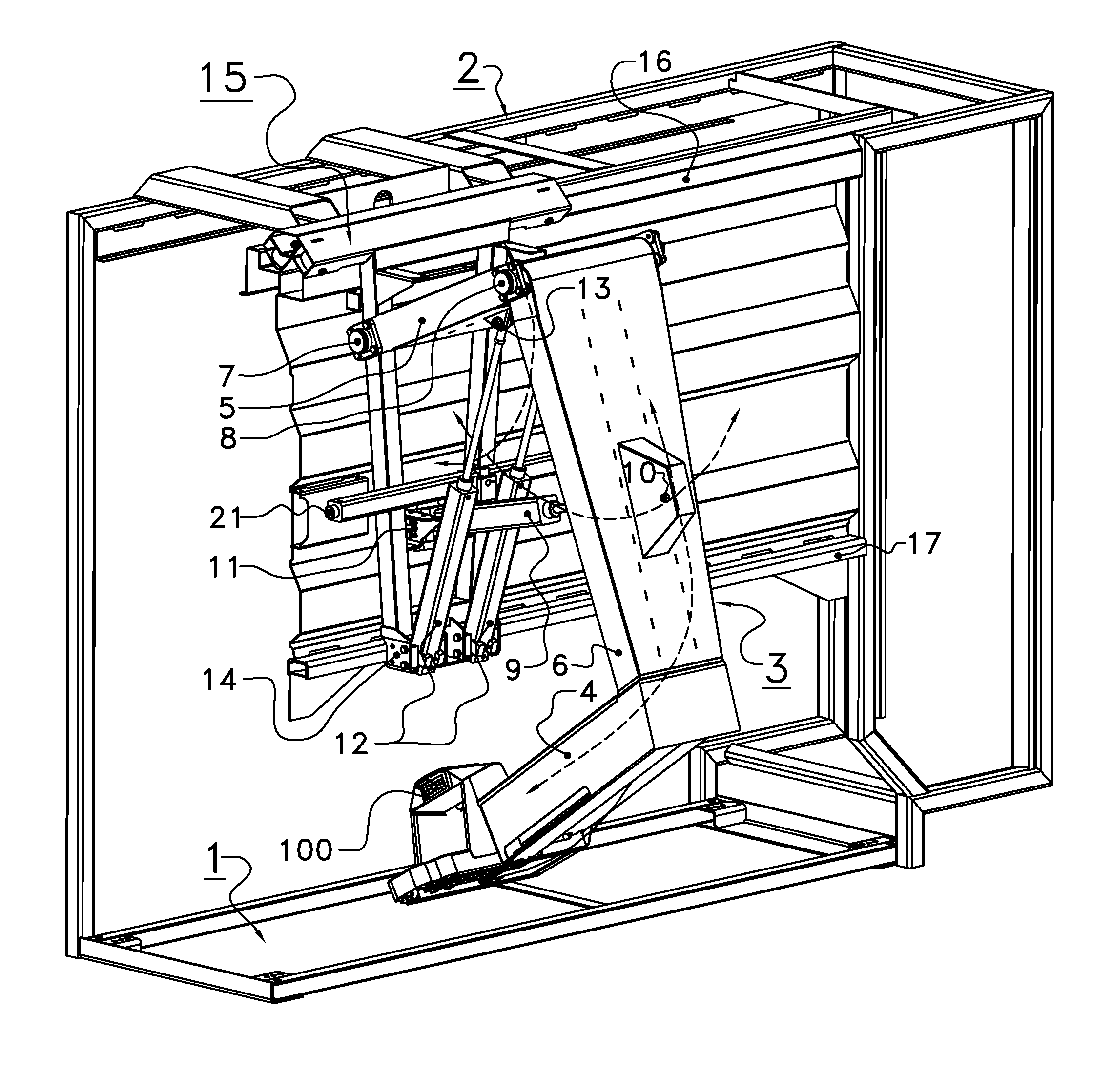 Implement for automatically milking a dairy animal