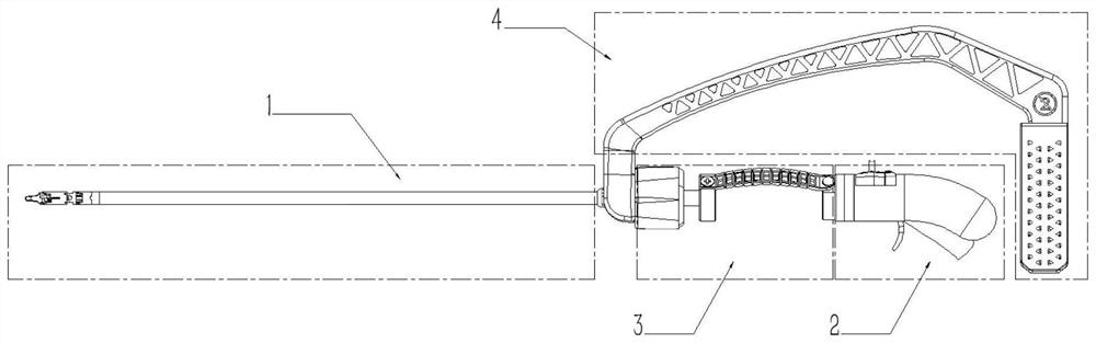 Five-axis minimally invasive instrument integrated system