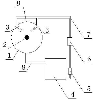 Oil injection device for coal mine winch steel wire rope