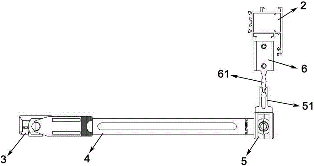 Stay structure for door and window