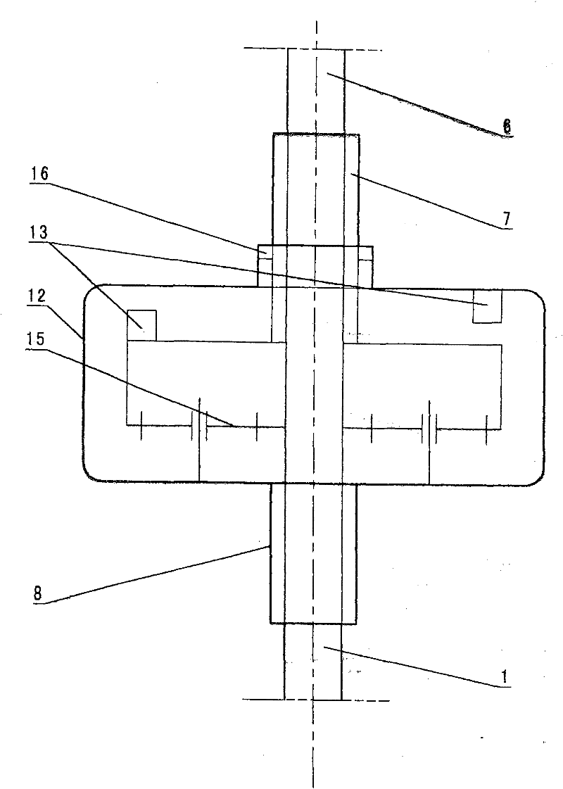 Dual-drive gear mechanism of full-automatic decelerating clutch of washing machine