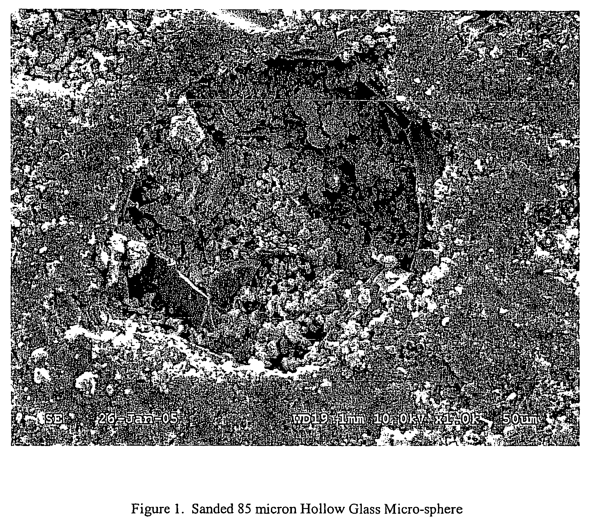 Low-density molding compound