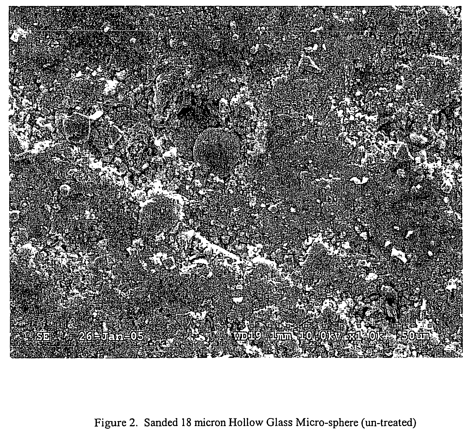 Low-density molding compound