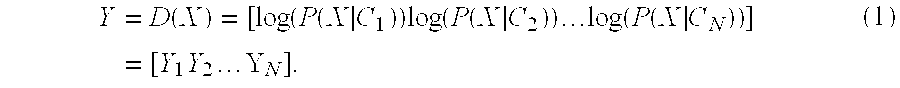 Classifier-based non-linear projection for continuous speech segmentation