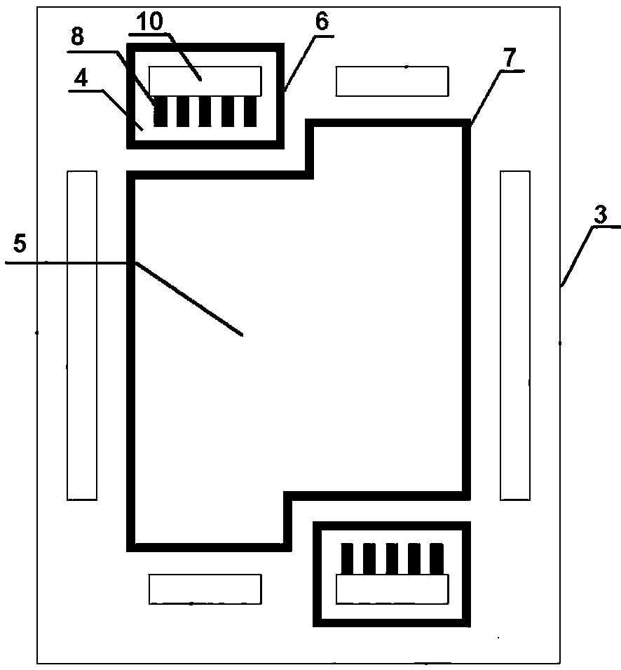 Backward air inlet fuel cell stack