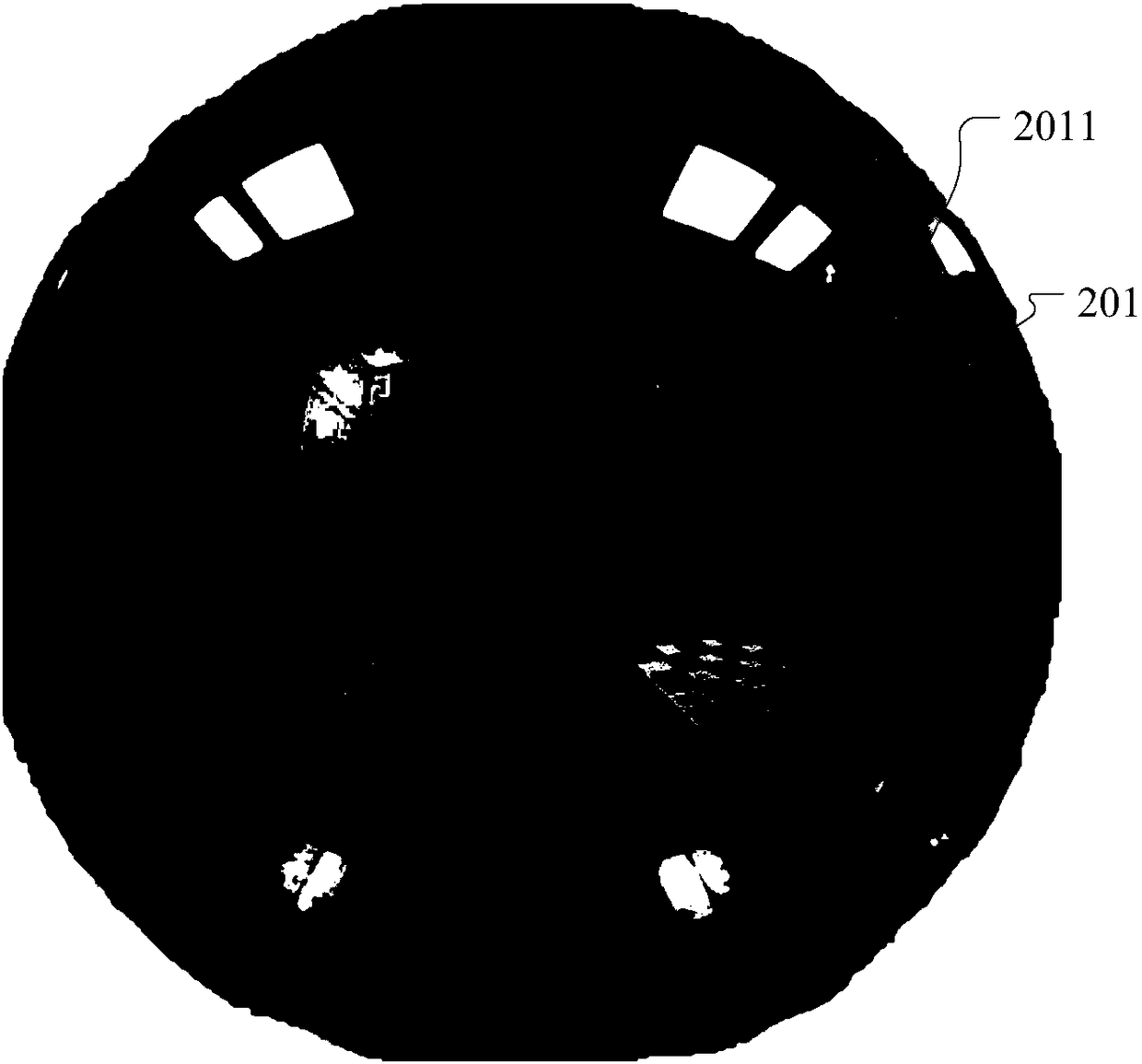 Fisheye camera calibration method and device