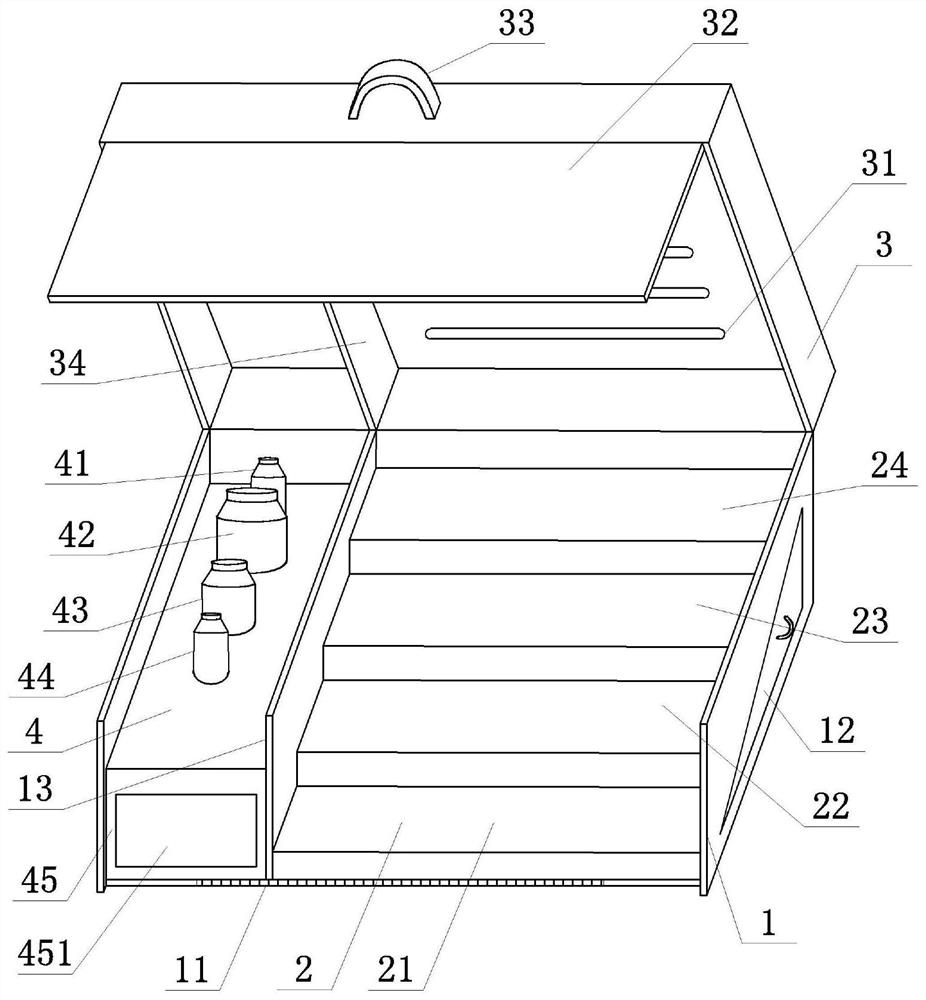 A kind of pulmonary tuberculosis detection kit and application method thereof