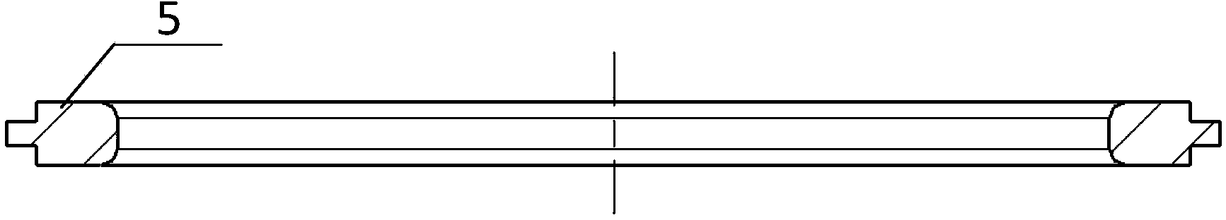 Method for manufacturing alumina fiber and titanium oxide particle-reinforced inner-cooling insert ring piston blanks