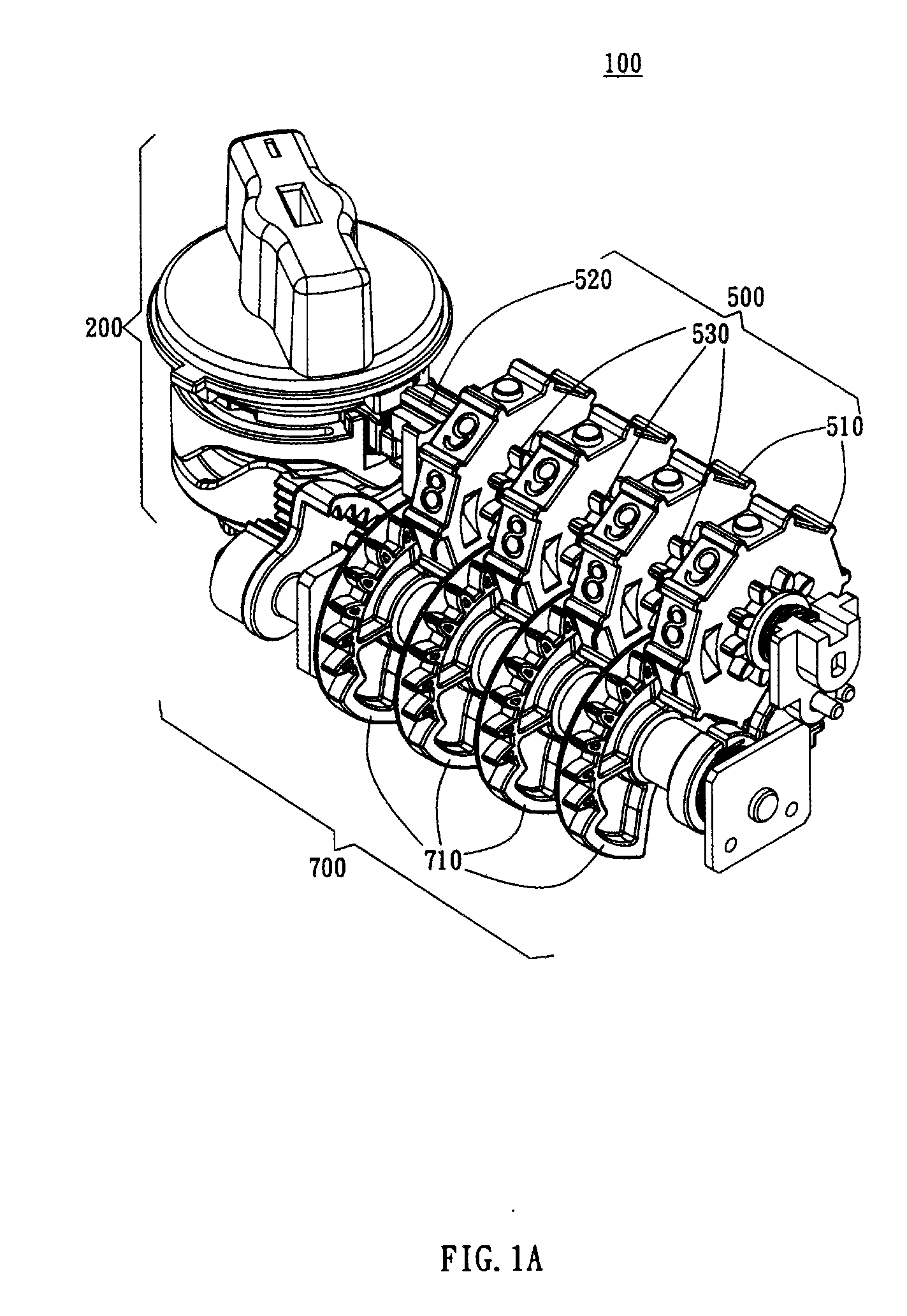 Lock Structure with Auto-Reset Function