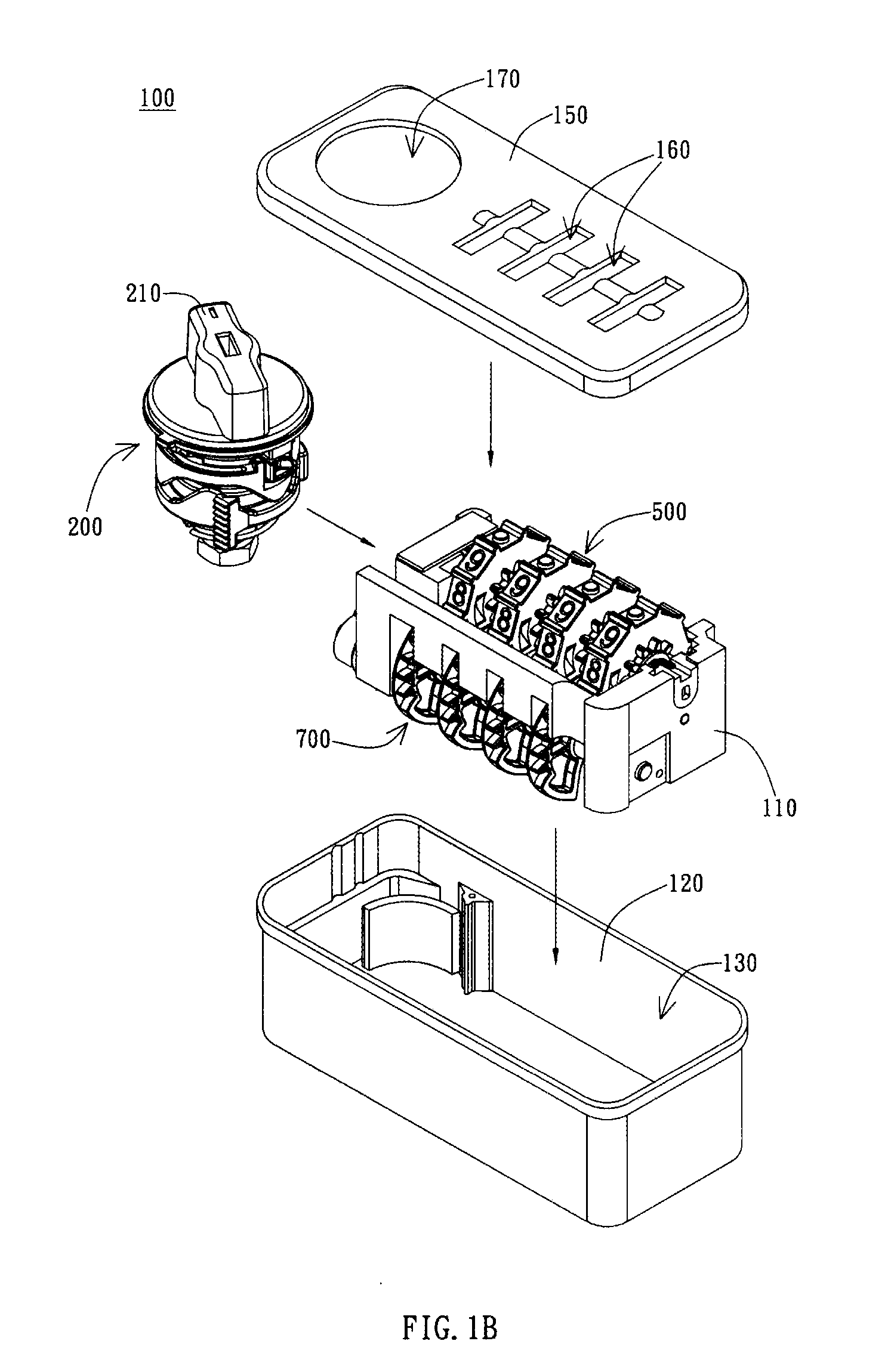 Lock Structure with Auto-Reset Function