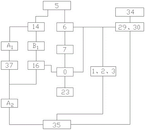 Thermal power generating unit working medium shunting circulation peak shaving system