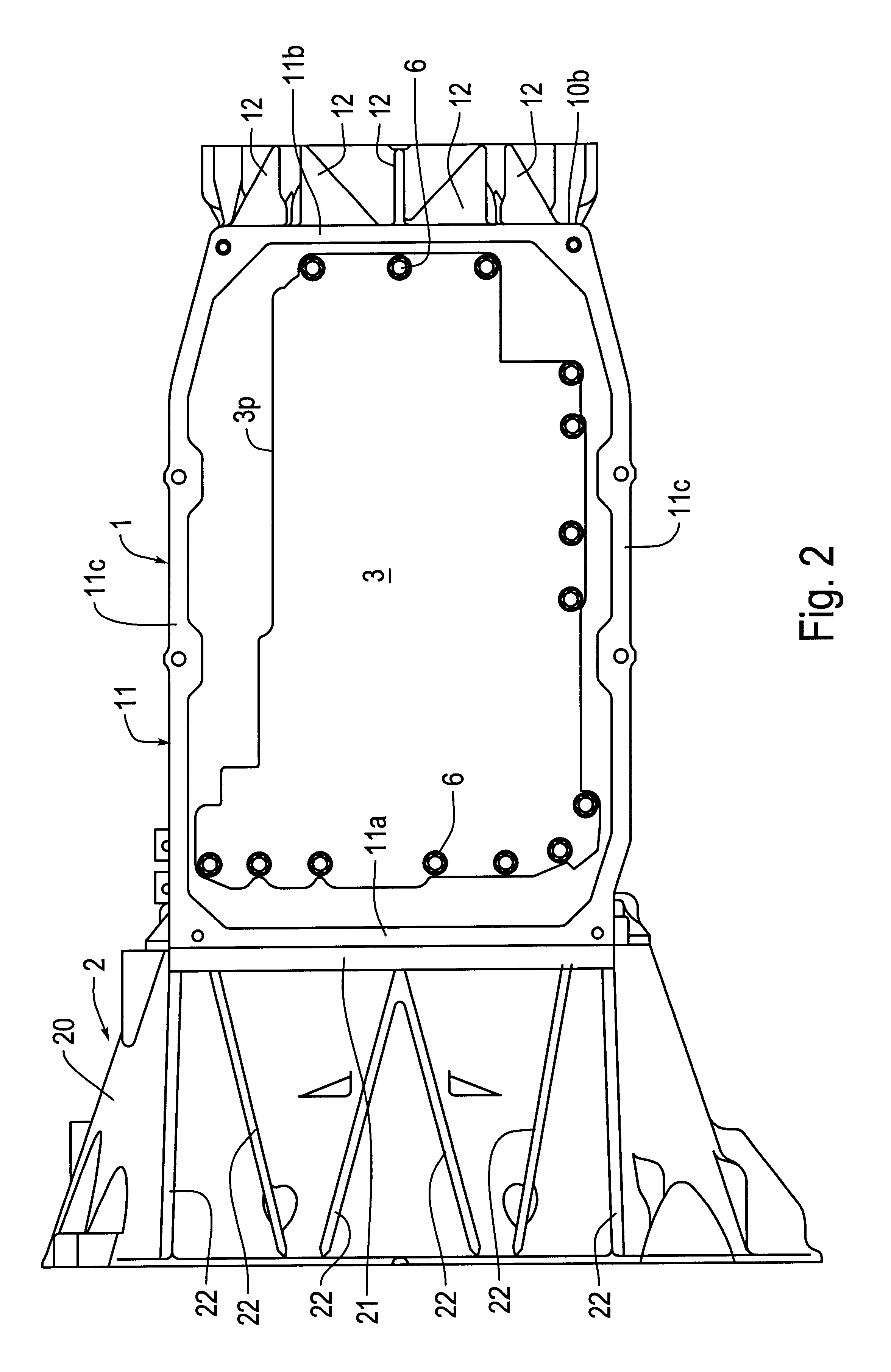 Automatic transmission case