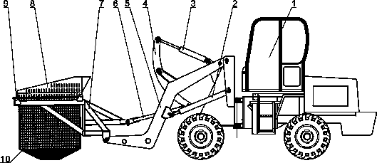 Tuck net conveyor in sugarcane field and operation method