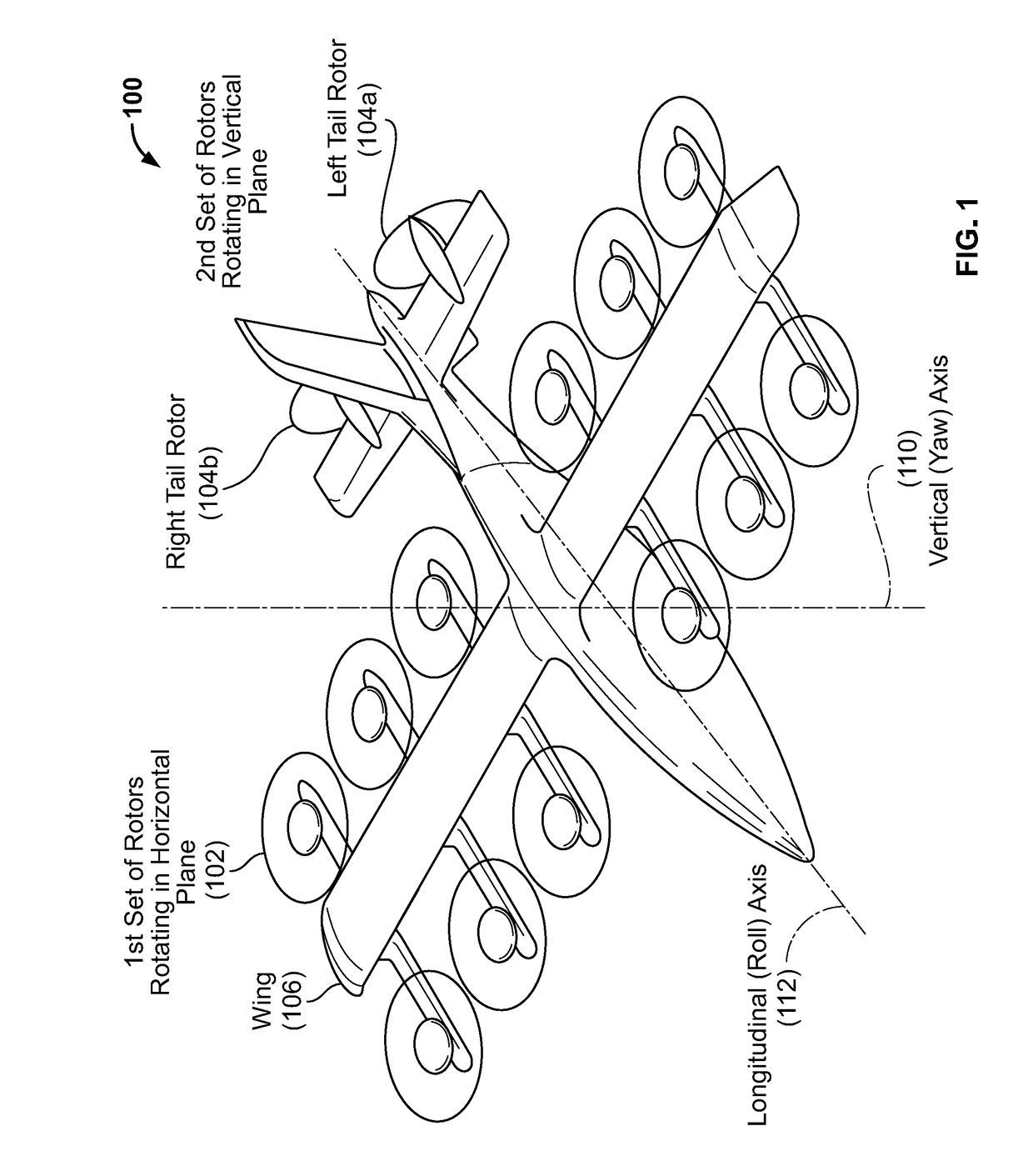 Vertical thrust lever