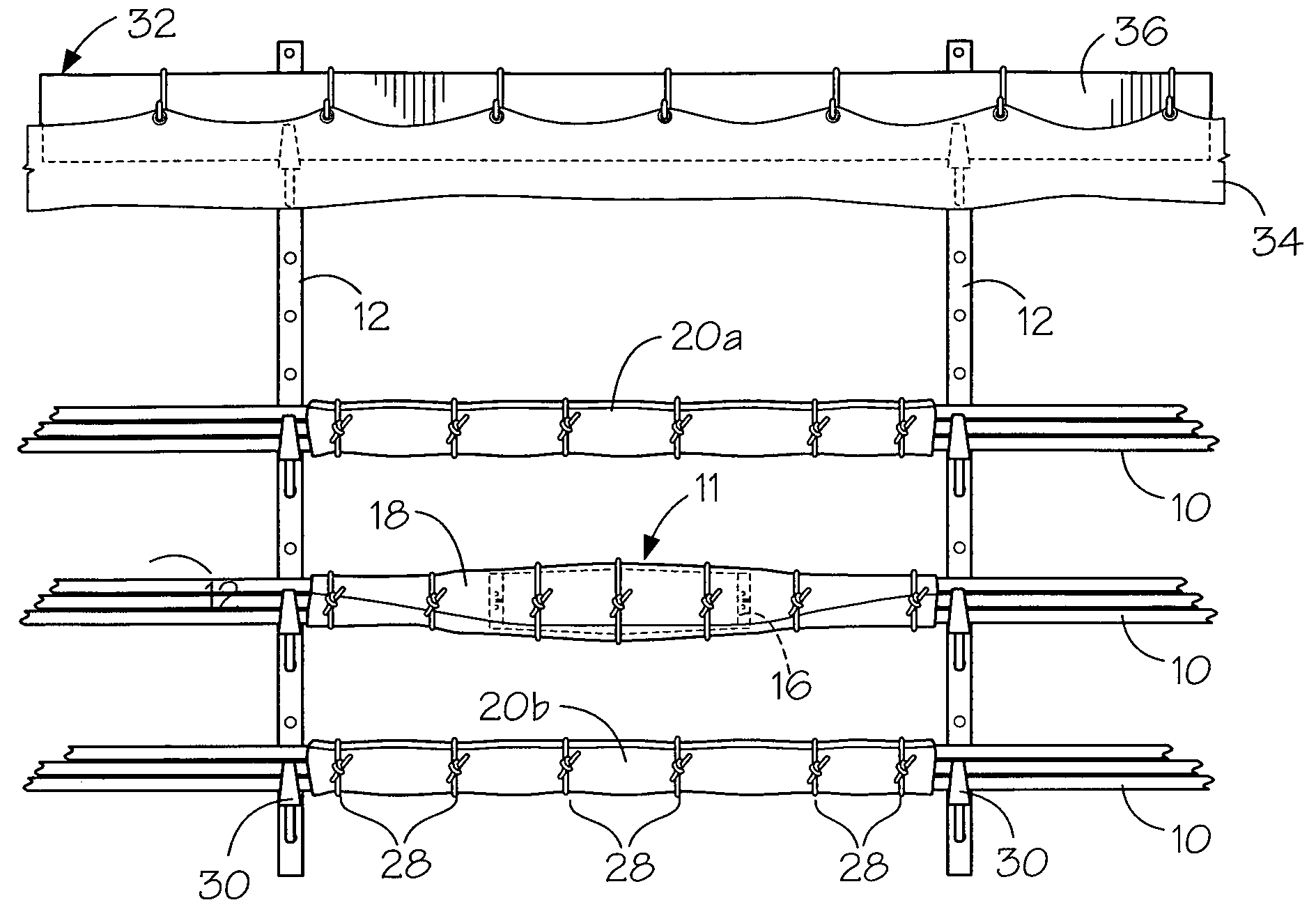 Passive fire protection system for energized electric utility facilities and method of installation