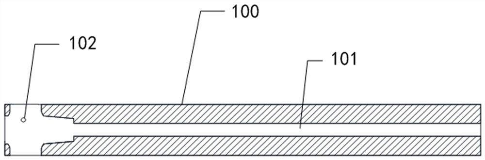 Charging wire sheath injection molding method