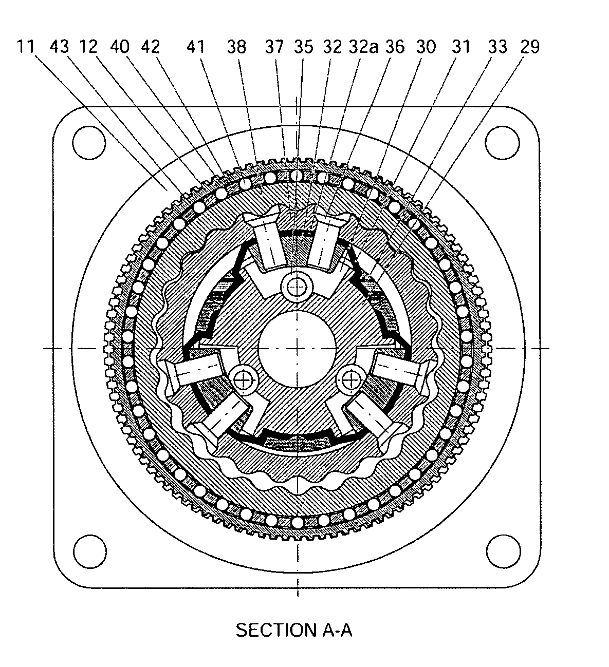 Planetary-harmonic motor