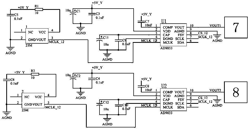 Magnetic resonance effect based imprinting sensor