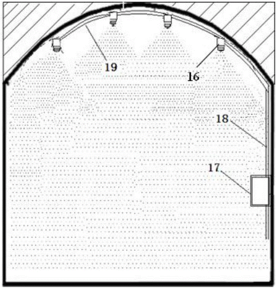 Centralized-control type bubble atomizing dust removal device and method for tunnel respirable dust