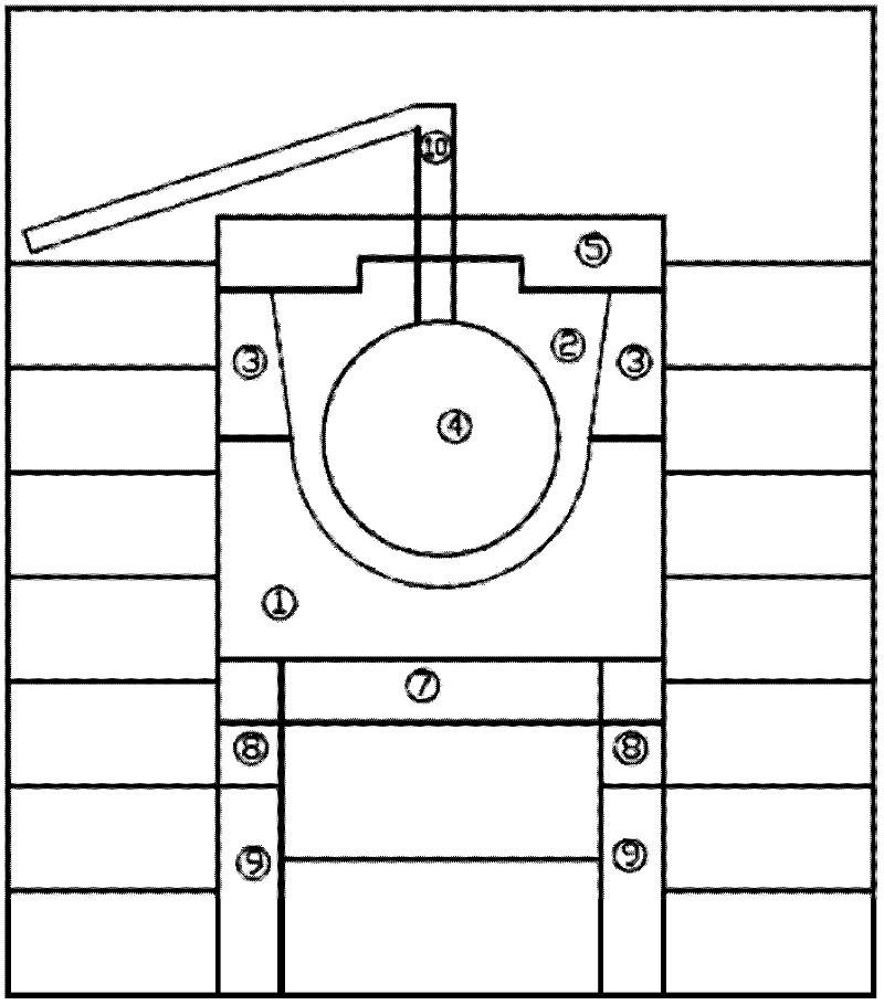 Refractory heat-preservation structure capable of improving service life of clarifying tube