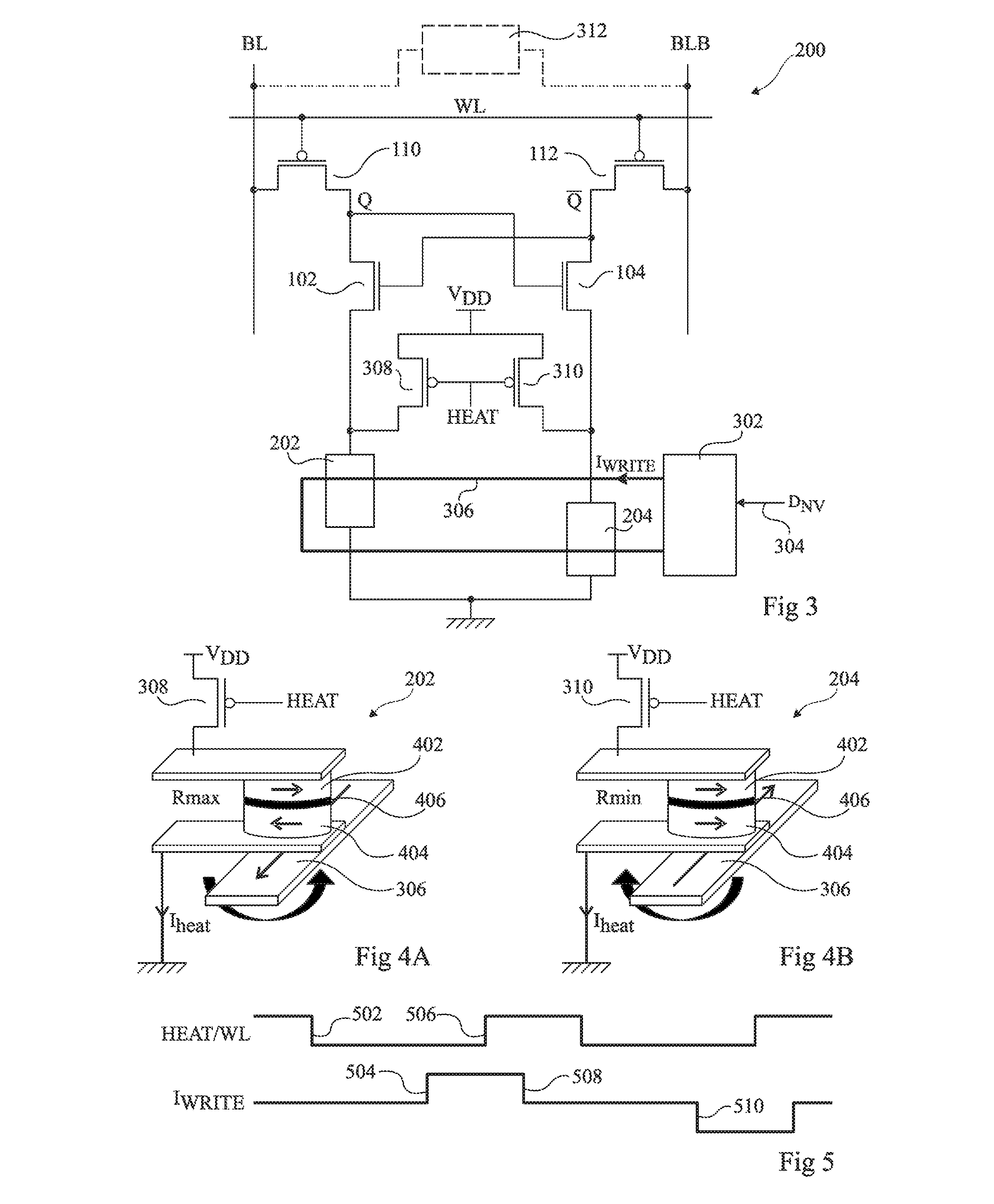 Volatile/non-volatile memory cell