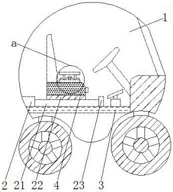 Functional chair of spherical automobile