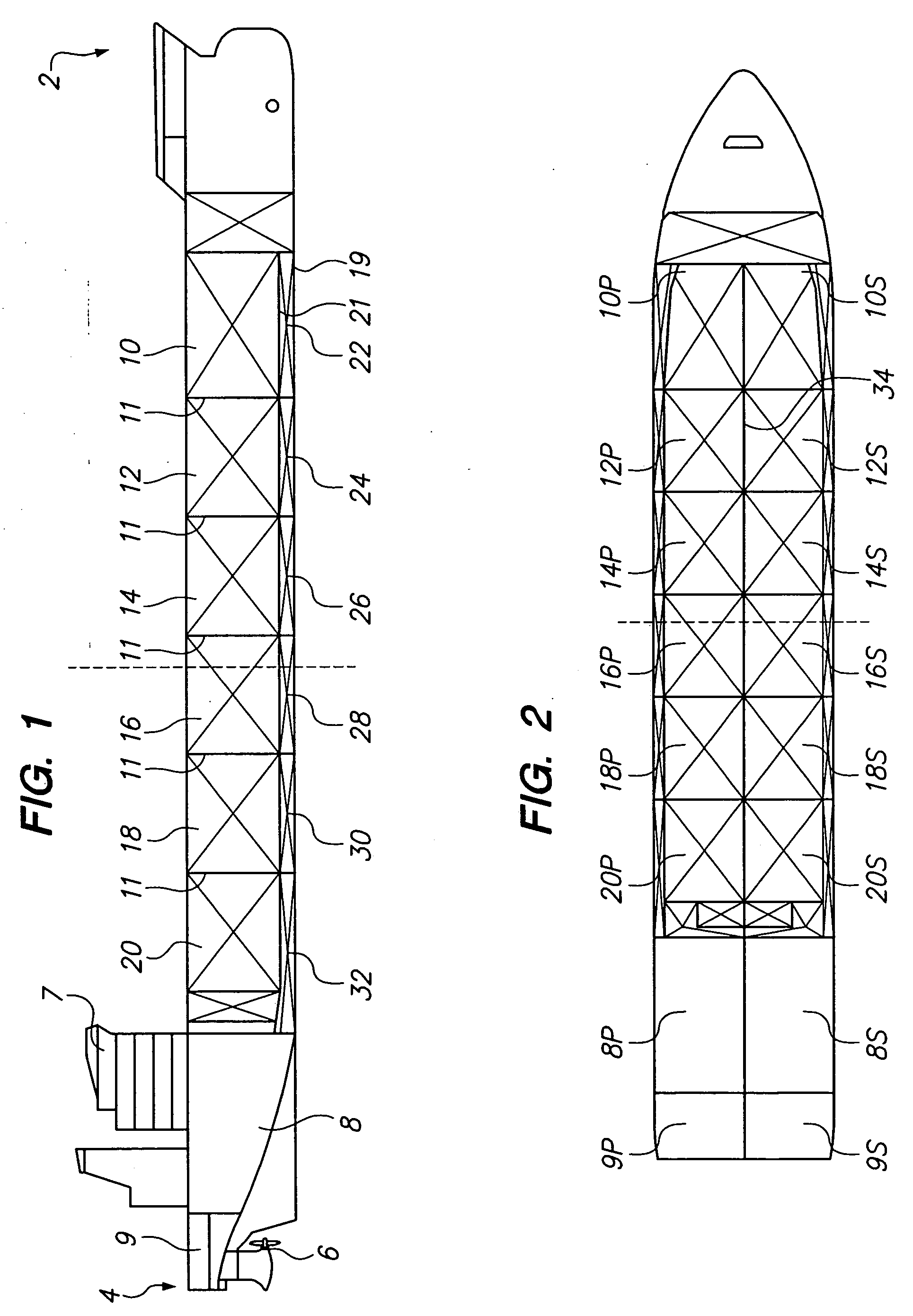 Concrete double-hulled tank ship