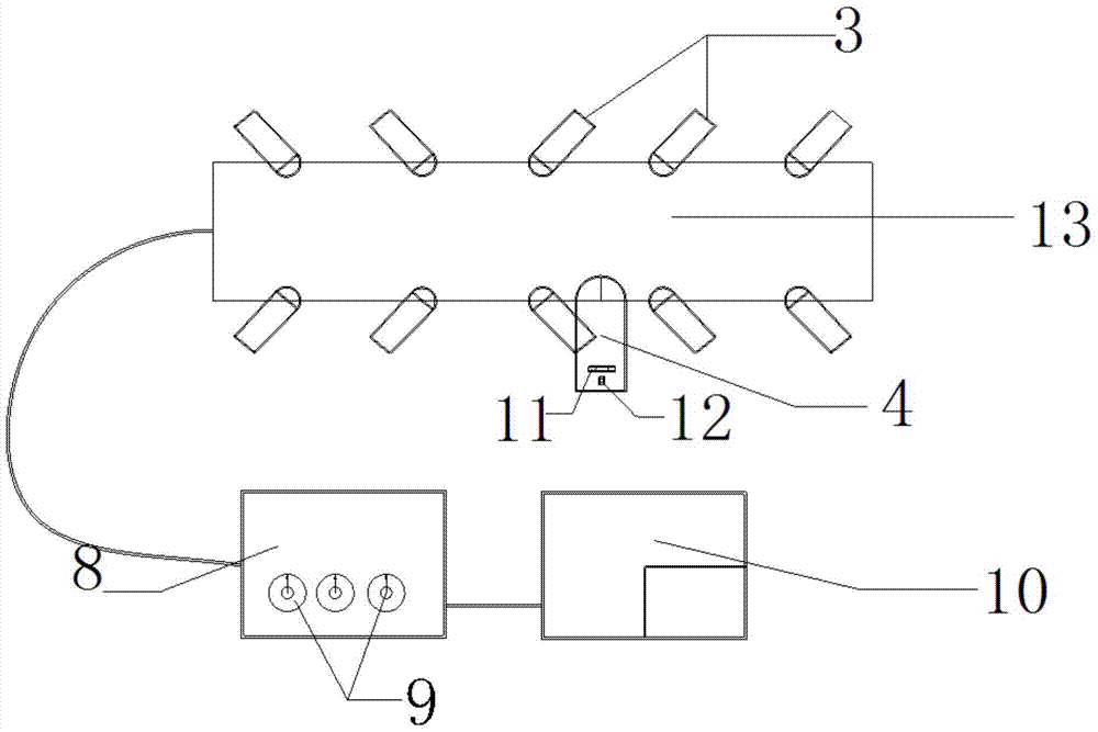 System and method for non-contact real-time monitoring of deformation of surrounding rock and face in model test