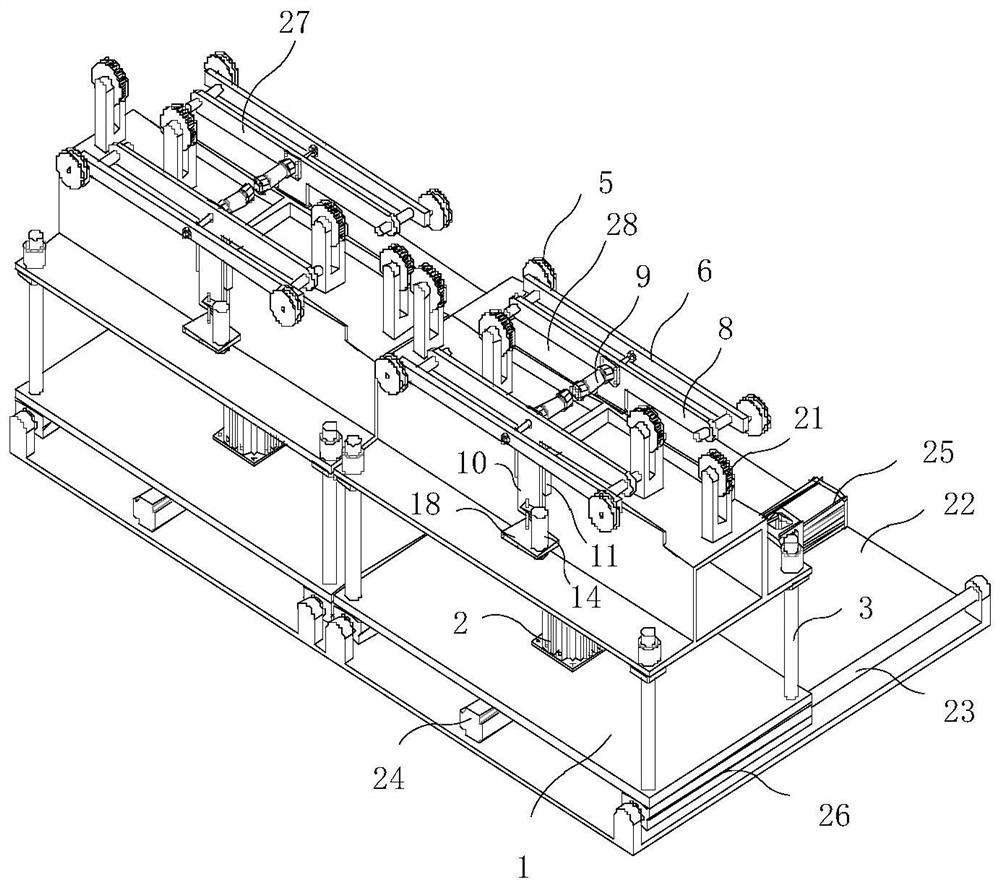 Opposite type rail trolley wheel train set and rail changing method thereof