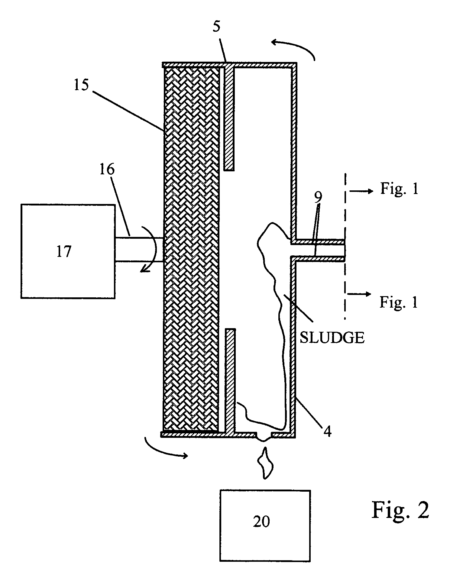 Rotary annular crossflow filter, degasser, and sludge thickener