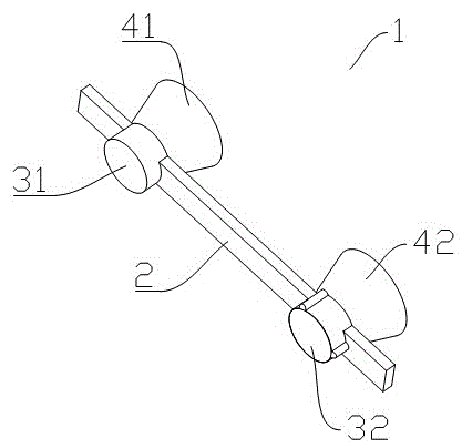 Glass connecting piece