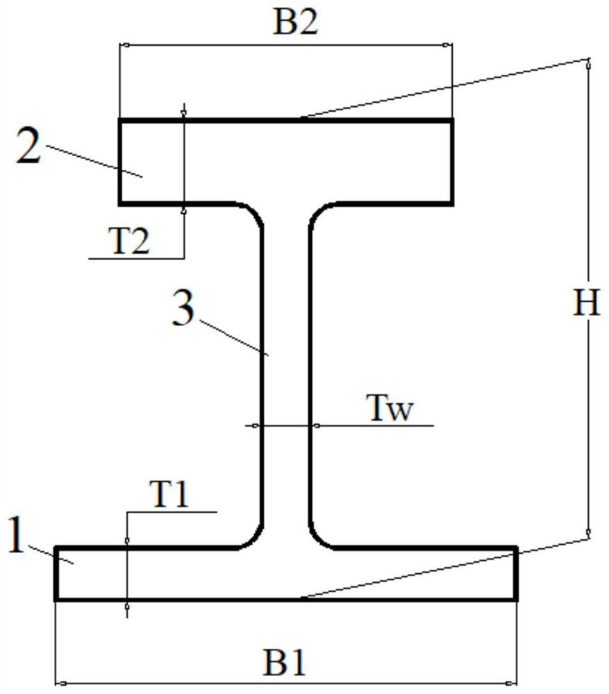 Hot-rolled H-shaped steel and production method thereof